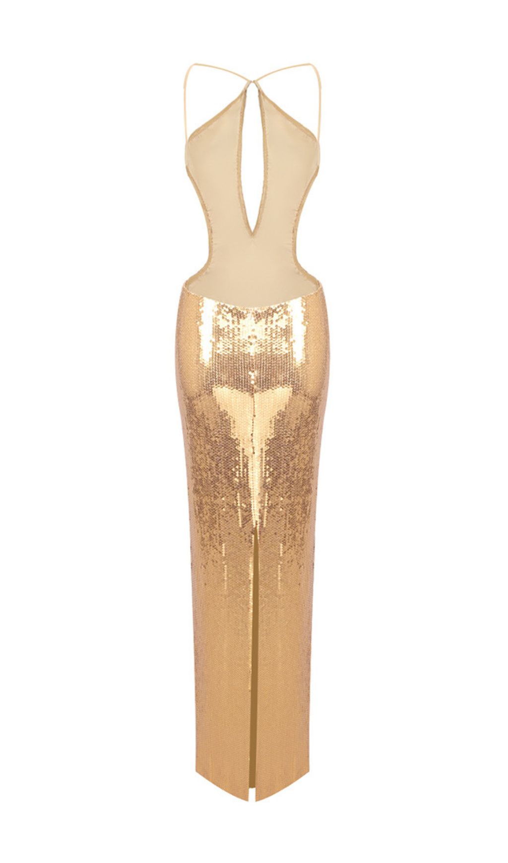 1f206146e4590ea811348ee8a04205ae.jpg Fashionslee Women Gaiwan Cutout Sequin Maxi Dress