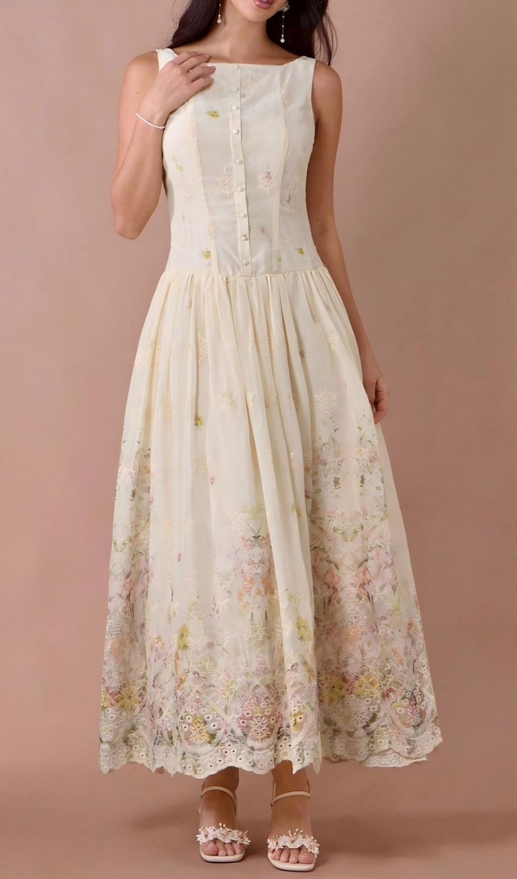 1ff24d3bea9772d303d823c475080c88.jpg Fashionslee Women Lanai Sleeveless Printed Maxi Dress