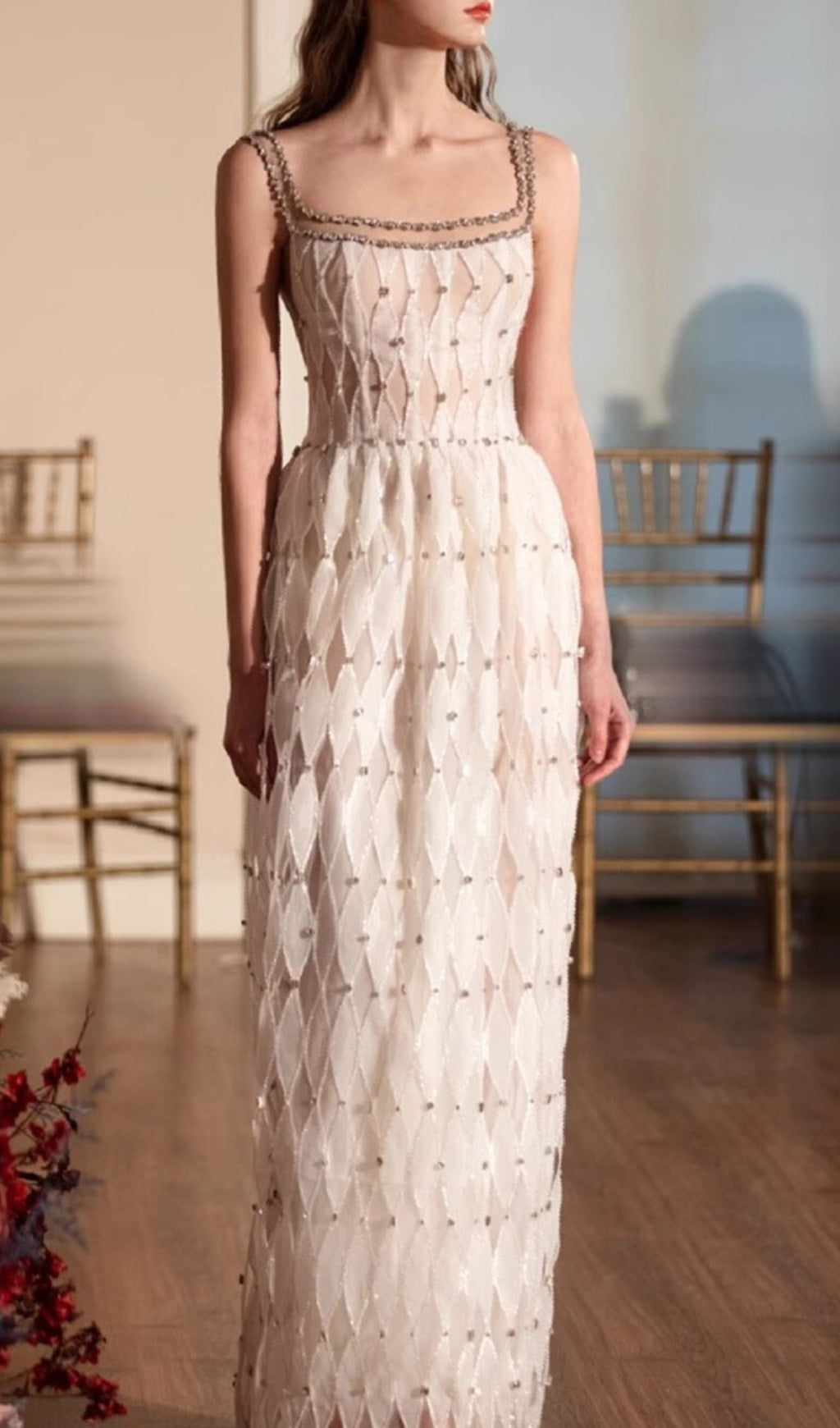 Fashionslee Women Apphia Bead Maxi Dress