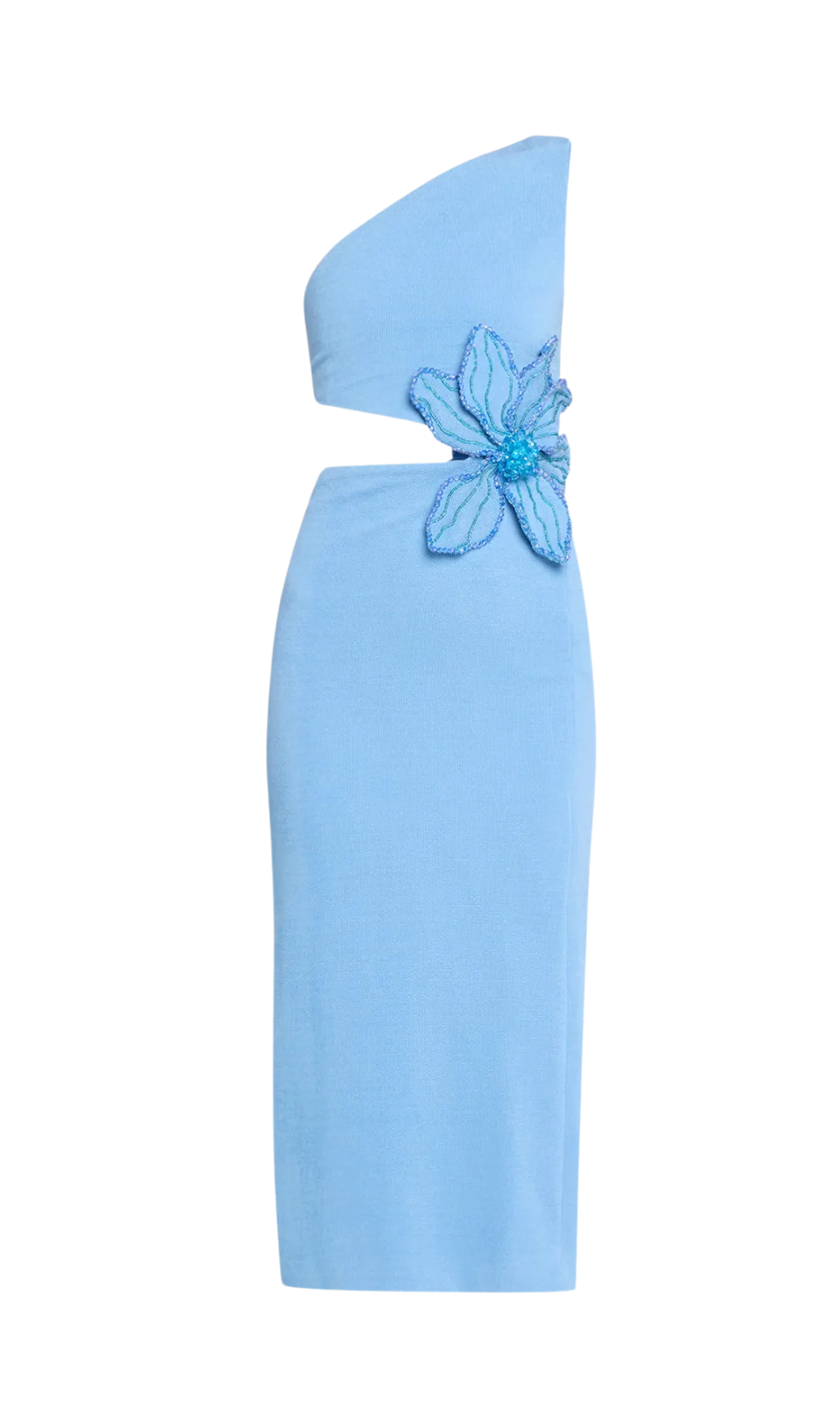 279e8b5b7aa0fe49ad8f734ae279bc9f.png Fashionslee Women Aliyah Blue Flower Bandage Midi Dress