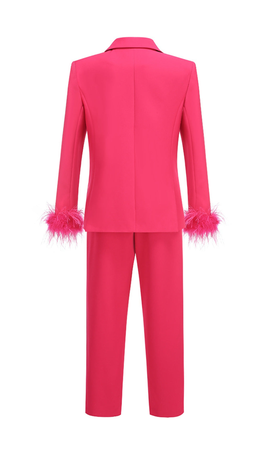 28c717285439ad3938aa77ea6505d50b.jpeg Fashionslee Women Aniek Feather Blazer Two-Piece Set