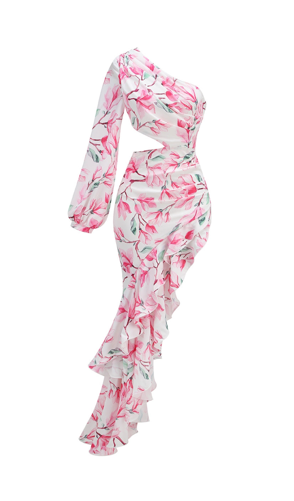 2b1cdb2c5cc608455fe1a67951041a44.jpeg Fashionslee Women Asfrid Pink Printed Maxi Dress