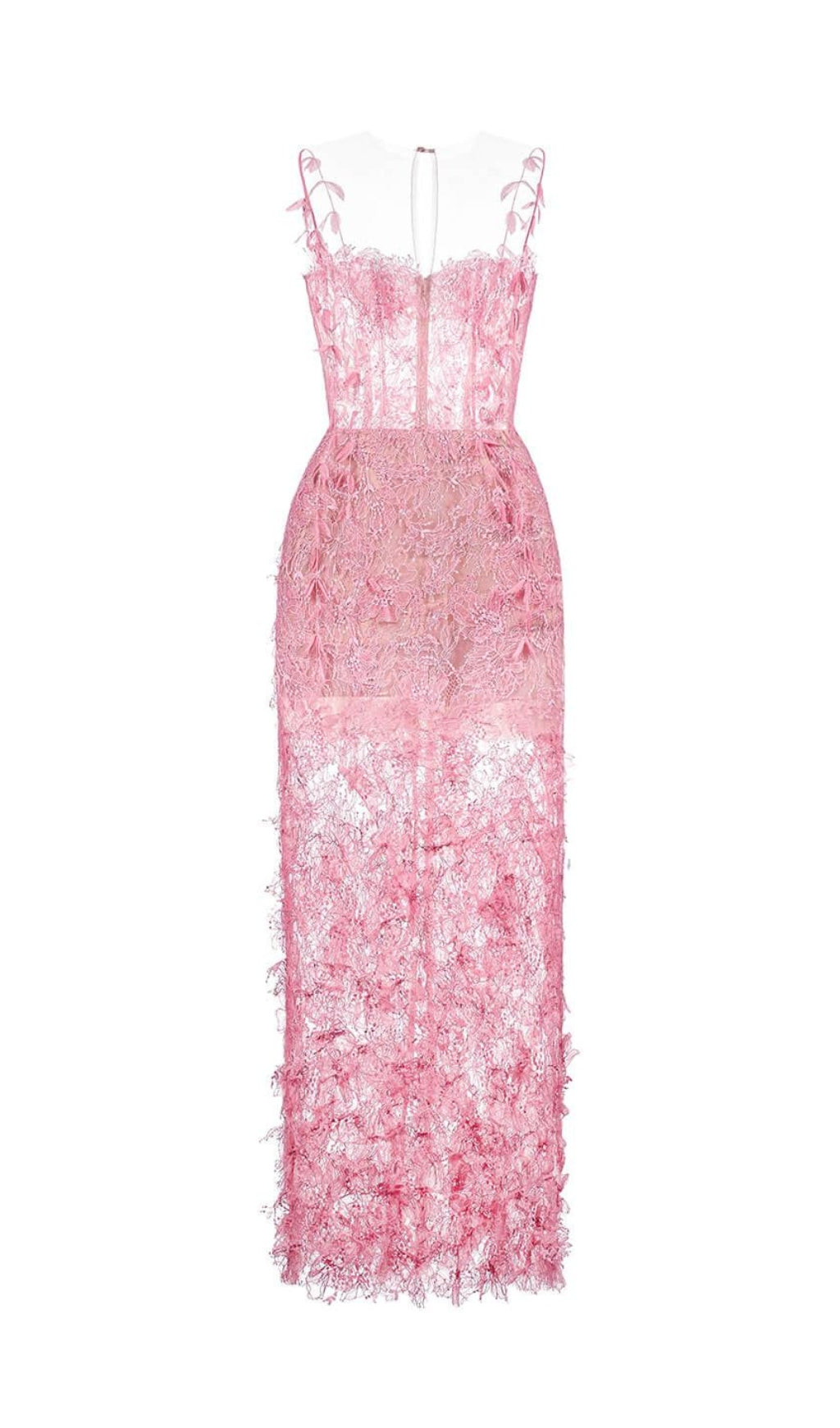 2b4e222f70109d6844b0afaefa2d5ebe.jpeg Fashionslee Women Argo Pink Bead Lace Pencil Dress