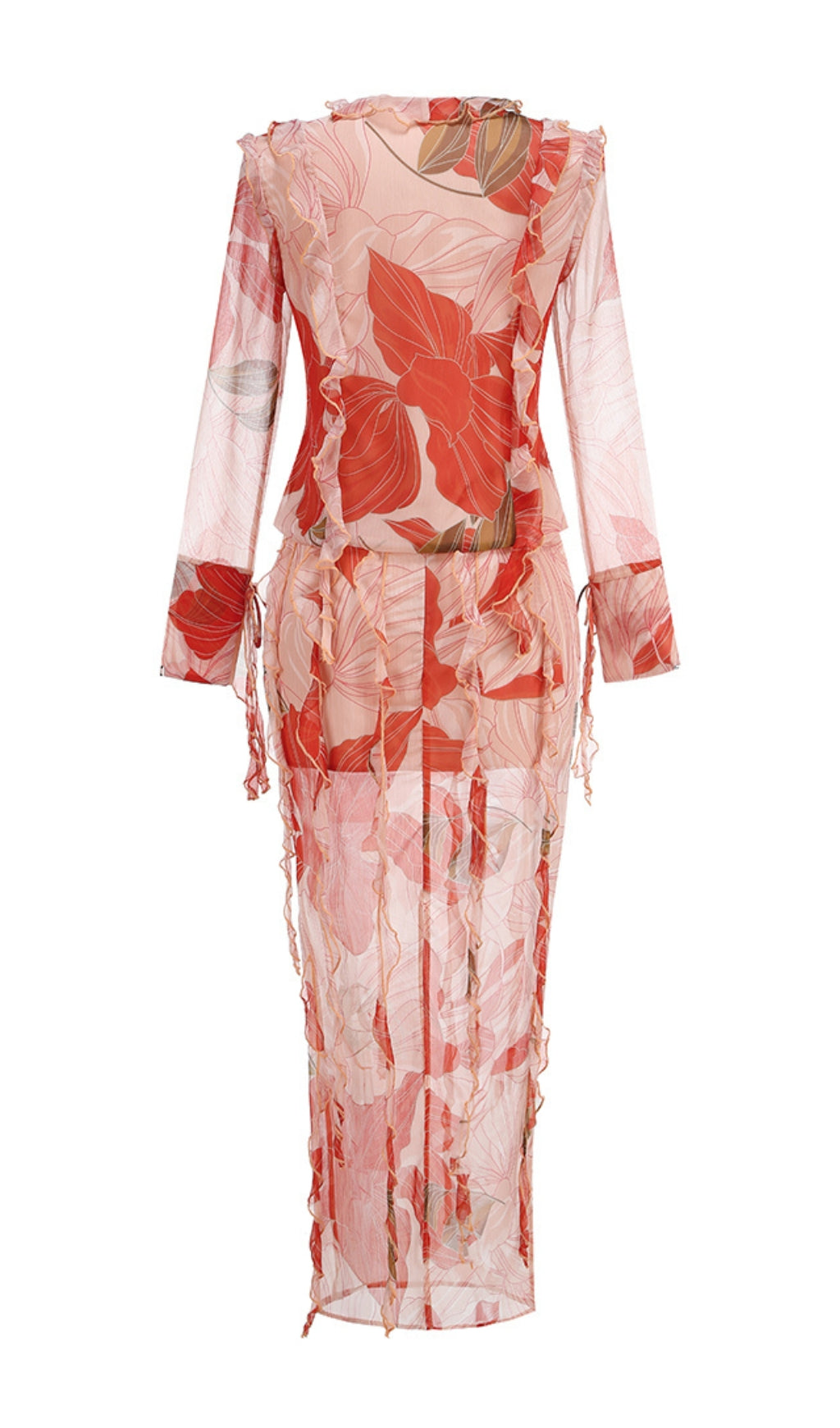 2c459b81cb76fe30857942a9e8c30b96.jpeg Fashionslee Women Beta Printed Ruffle Skirt Set