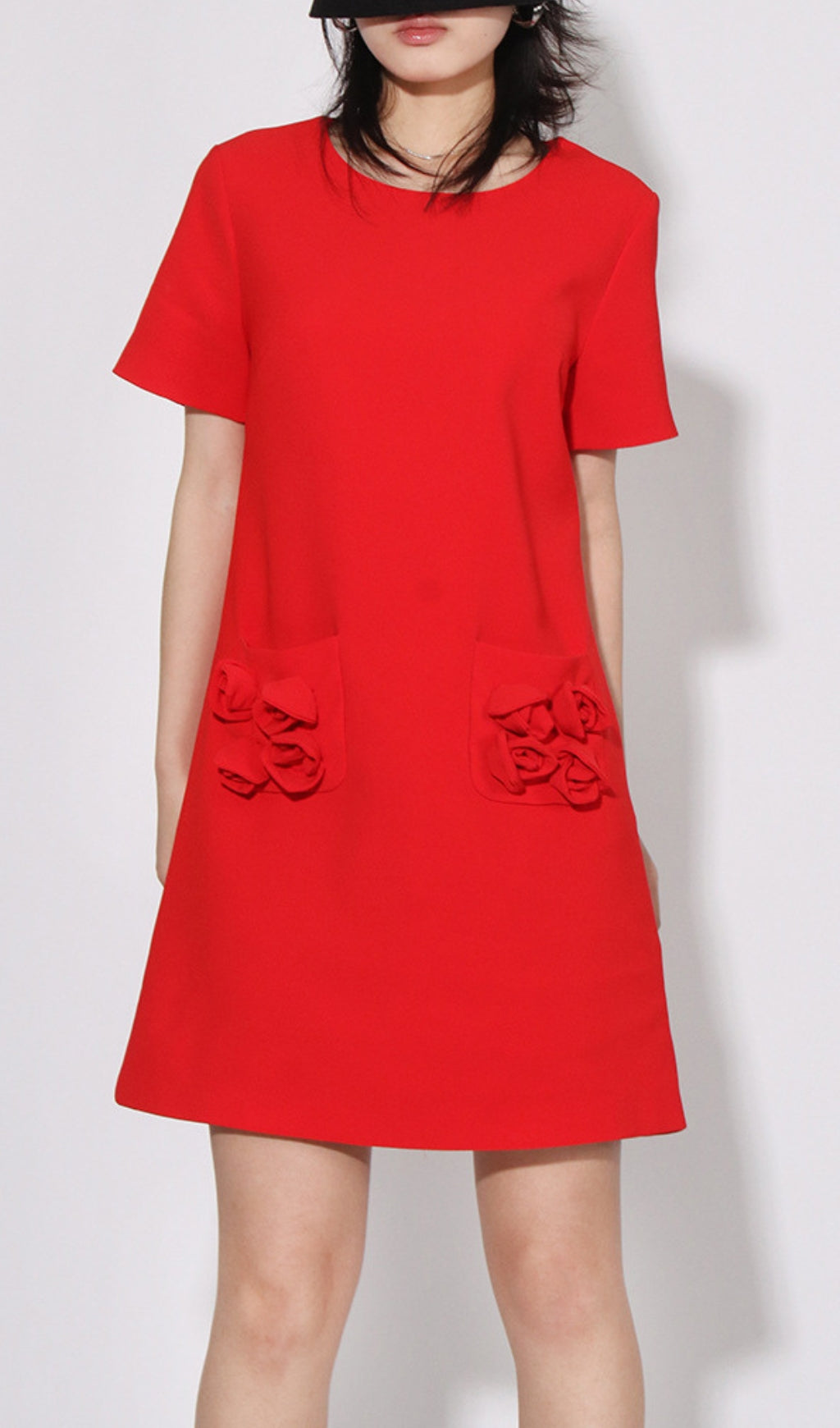 2e150751d6afc612ef905339b72493d3.jpeg Fashionslee Women Arche Red Flower Mini Dress