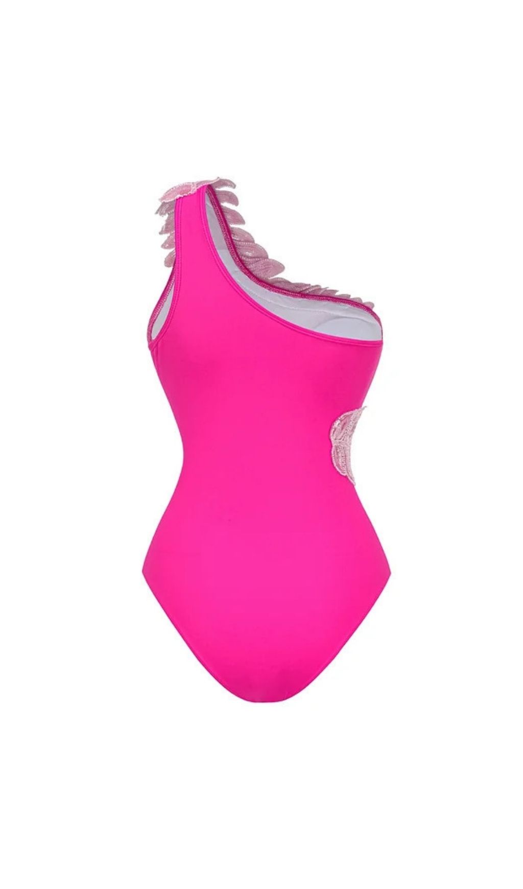 30280b6f40e4e612f9addad52daf4f55.jpg Fashionslee Women Kristian Pink Sequin One-Piece Swimsuit & Sarong