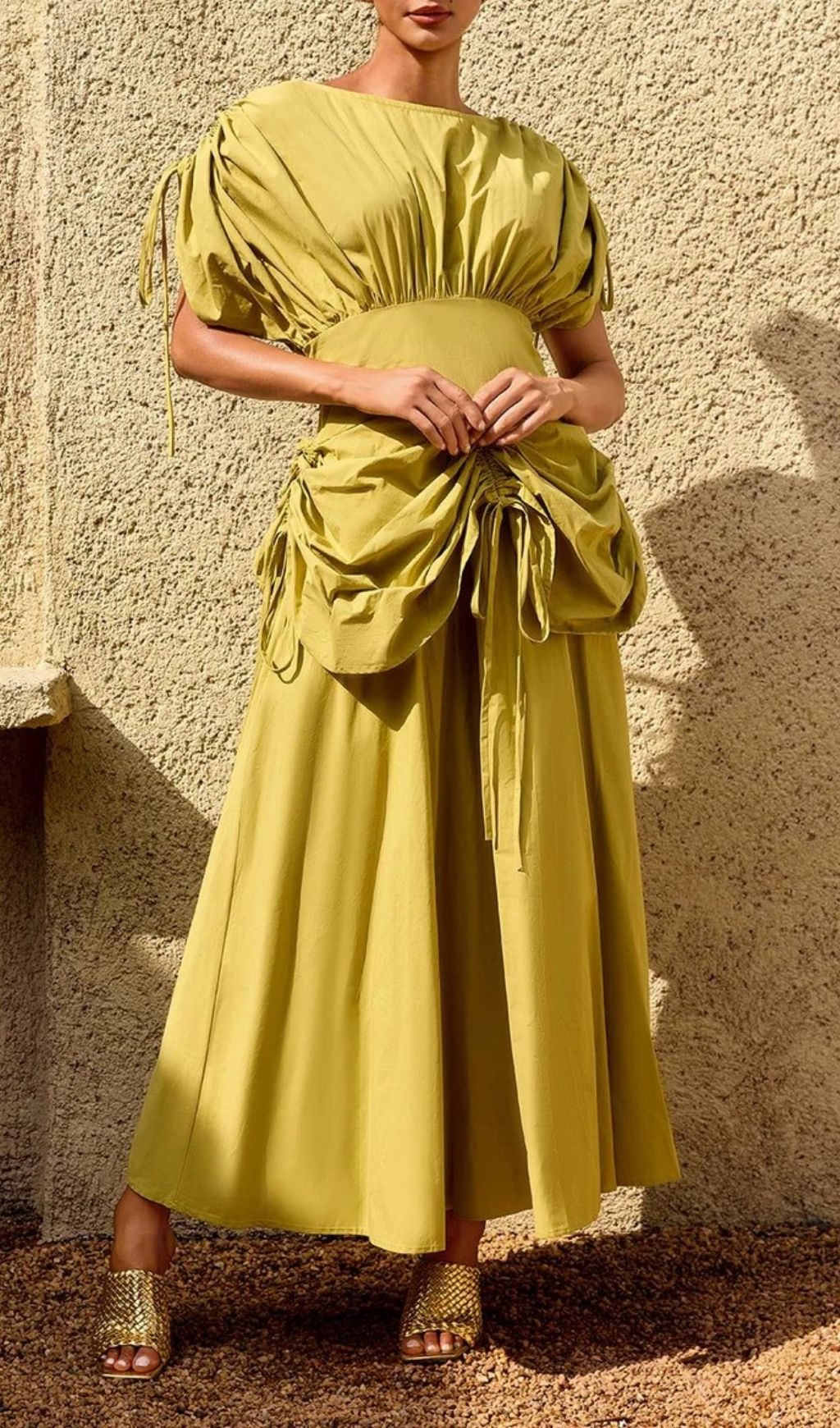 302d9e19a2e66d1af3bc43b01b7134d1.jpg Fashionslee Women Alderyn Drawstring Maxi Dress