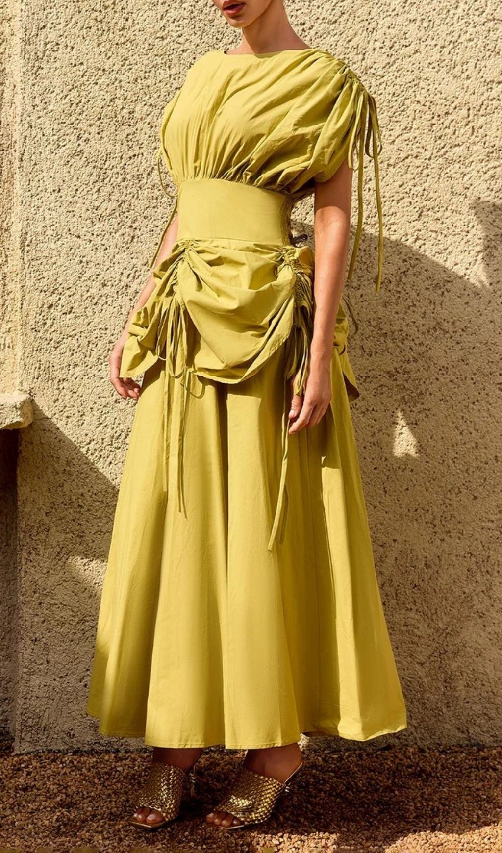 319c6f3fa16d1582b621798e5a2aa7ae.jpg Fashionslee Women Alderyn Drawstring Maxi Dress