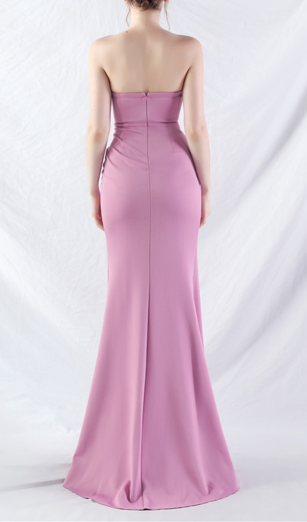 Fashionslee Women Chizue Purple Strapless Corset Split Maxi Dress