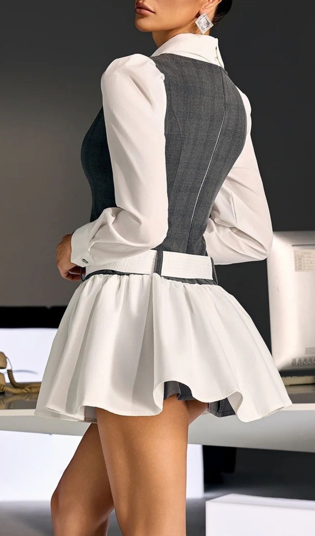 38f01175d0fc0d37717a4135e3af78e1.jpg Fashionslee Women Qoryndal Long Sleeve Mini Dress With Belt