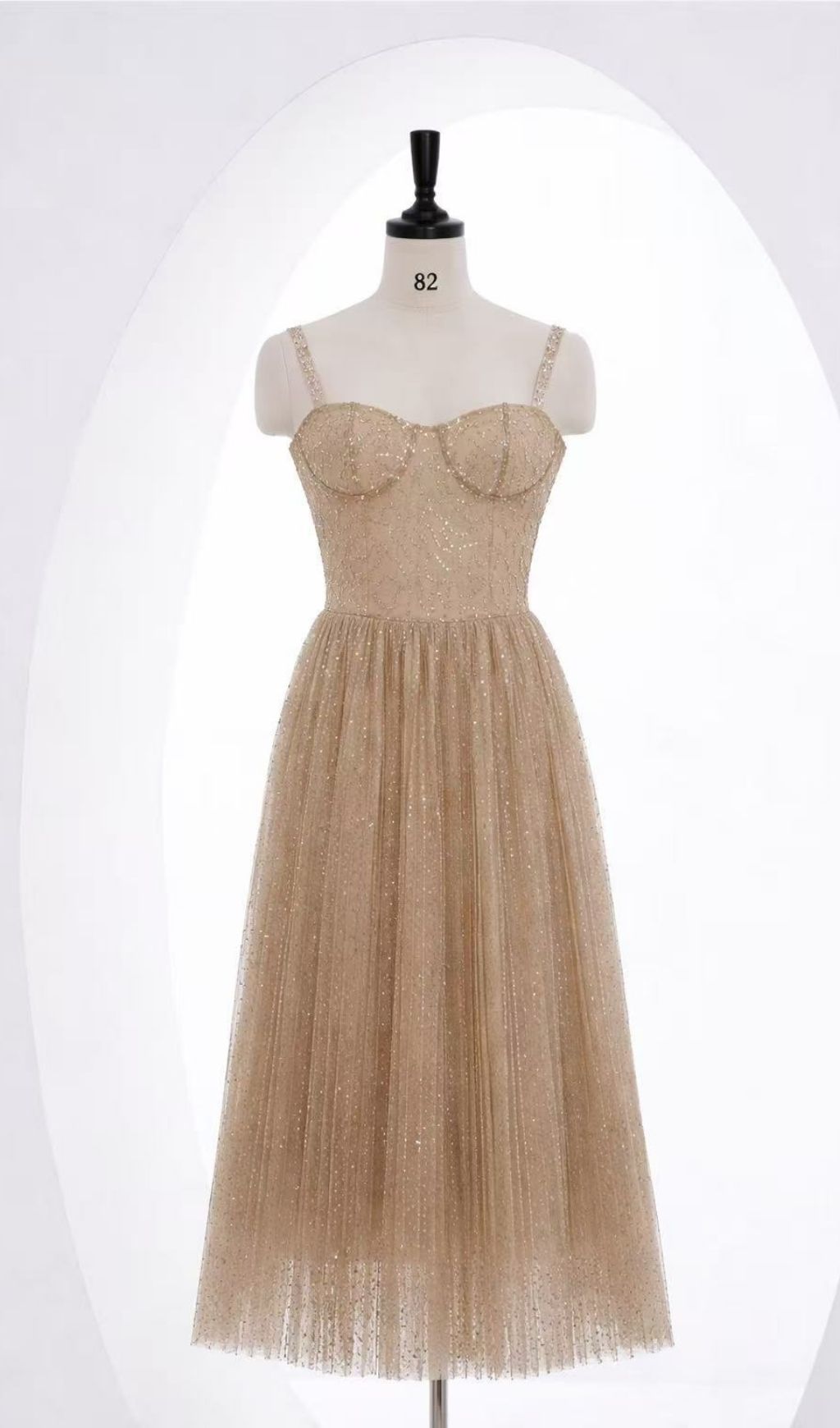 Fashionslee Women Kylara Strappy Sequin Mesh Maxi Dress