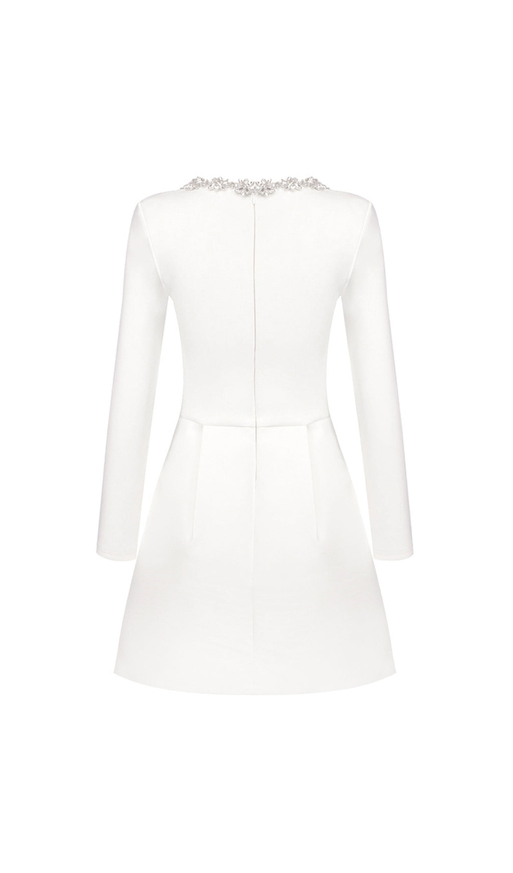 Fashionslee Women Aramoana Crystal Decor Mini Dress