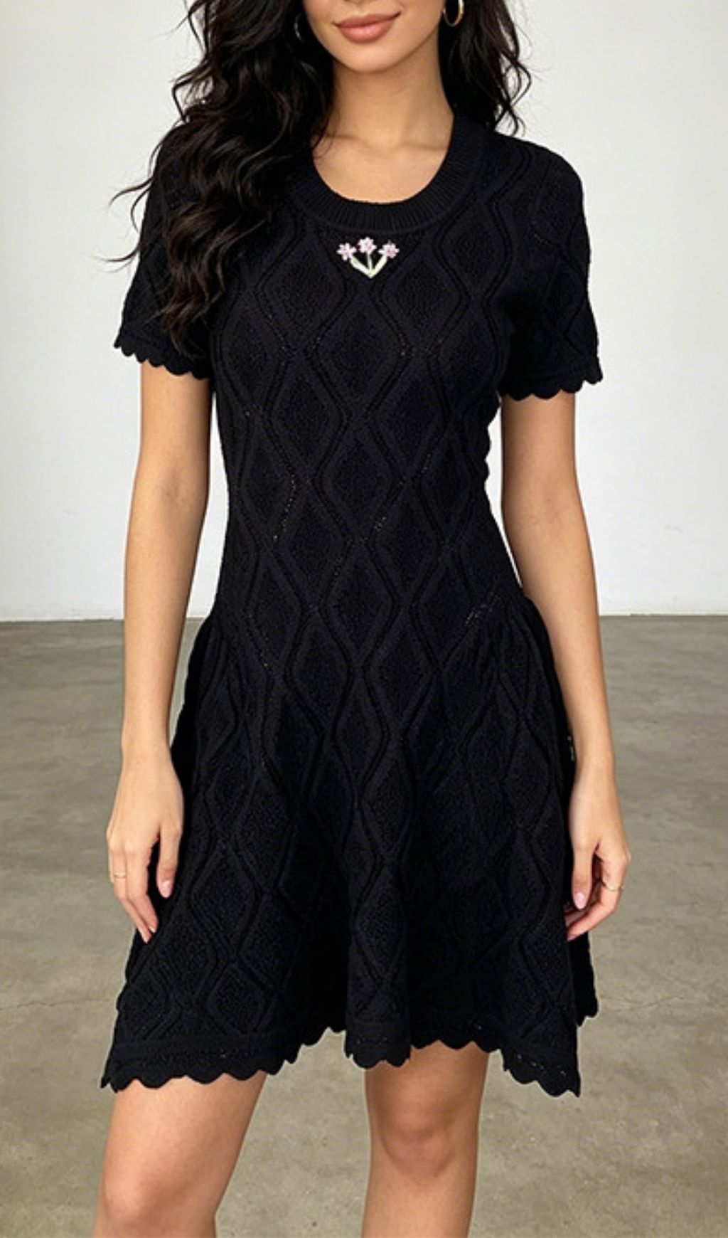 Fashionslee Women Latisha Knit Mini Dress