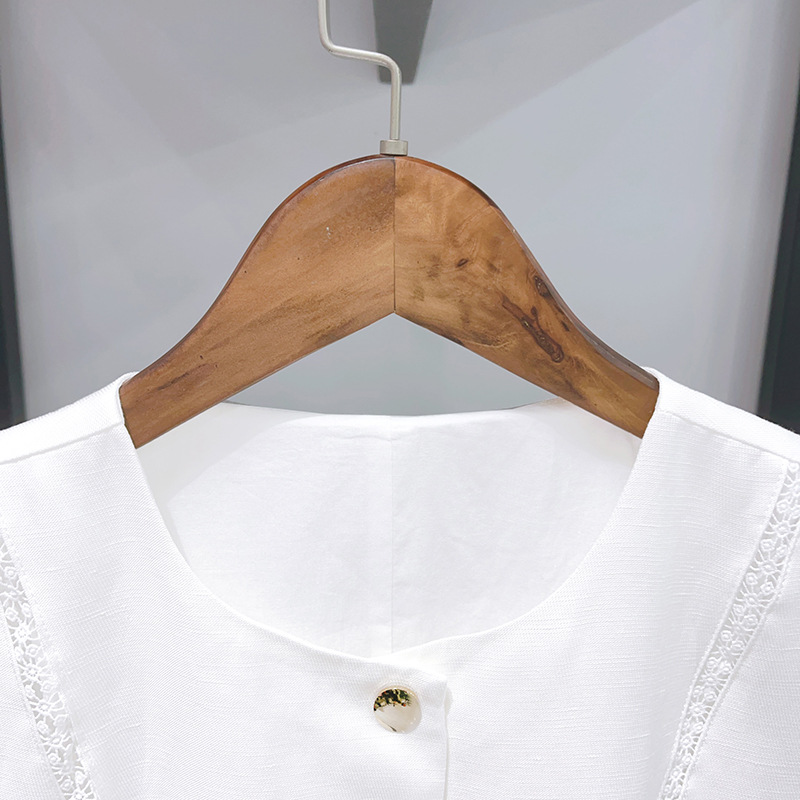 Fashionslee Women Leena Linen Blend Waistcoat