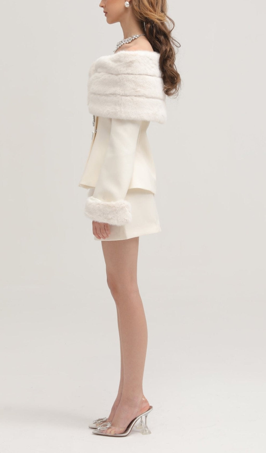 VINTAGE AESTHETIC FAUX-FUR CO-ORD SET - OWNCI