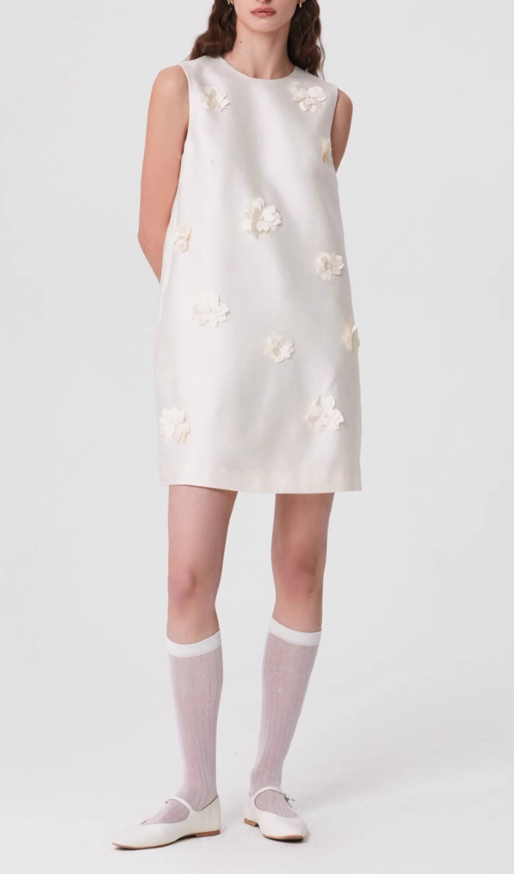 TRENDING FLORAL EMBELLISHED MINI DRESS - OWNCI TRENDING FLORAL EMBELLISHED MINI DRESS - OWNCI