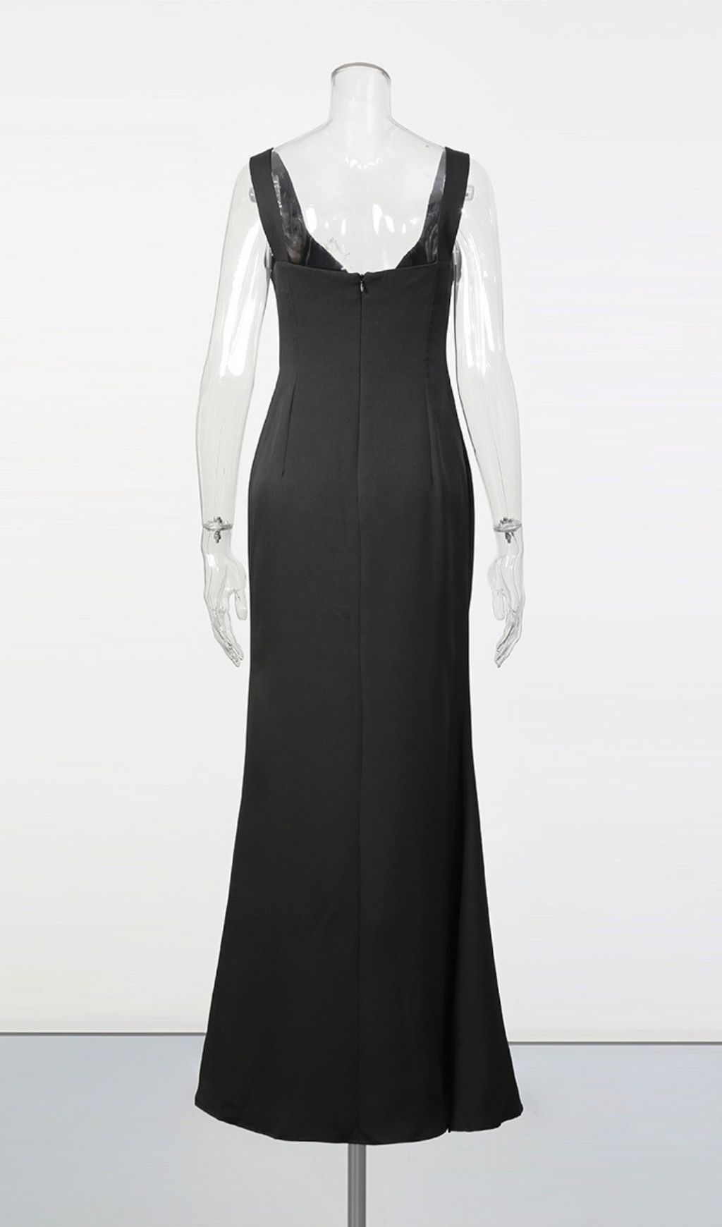 3c514135db3d379511189bf315ca493f.jpg Fashionslee Women Ladonna Black Strappy Diamante Maxi Dress