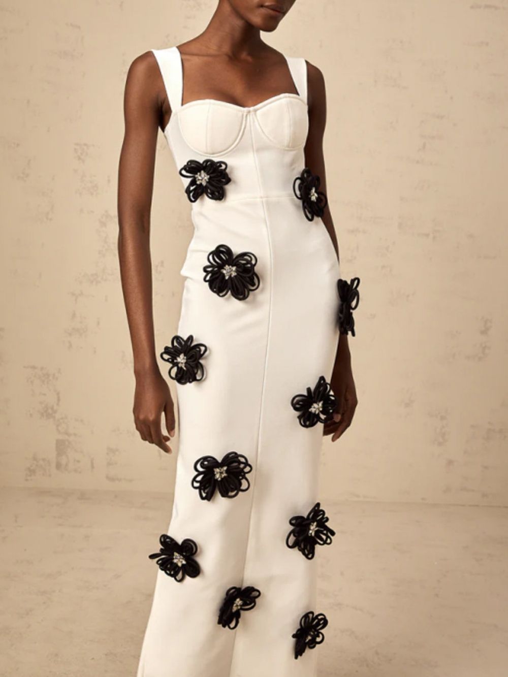 3c87a9b21f13ed0d10e0532922ca17a7 TRENDING FLORAL BANDAGE MAXI DRESS