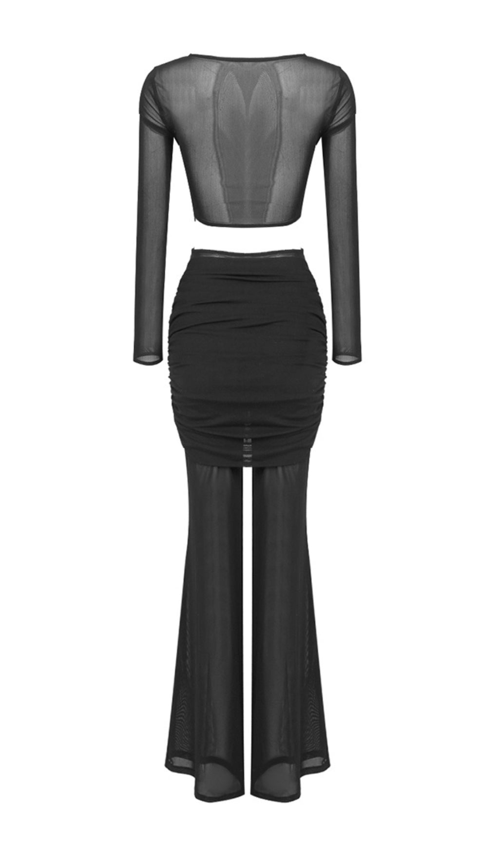 3fb15940c91d6ae2aeffe1508f8b2e2f.jpeg Fashionslee Women Aethwy Black Draped Two Piece Jumpsuit