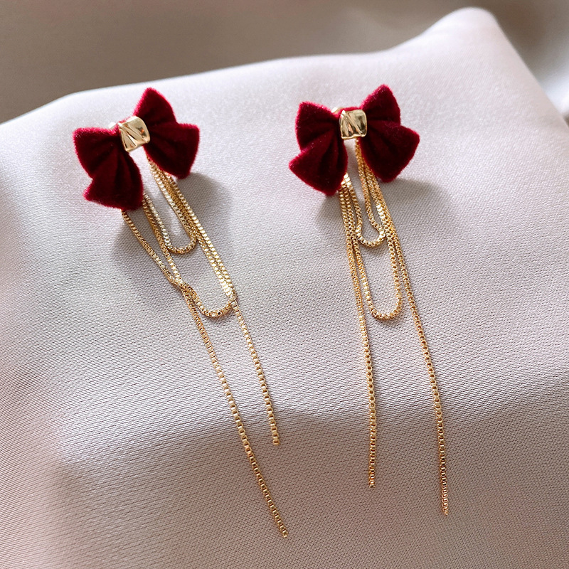 4346801e232a0bdda7547f83eb6fac90.jpg Fashionslee Women Dee Bow Earrings