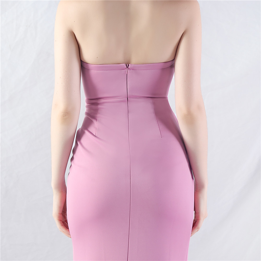 43af186ea1364971e9b5eadea1bf480b.jpg Fashionslee Women Chizue Purple Strapless Corset Split Maxi Dress