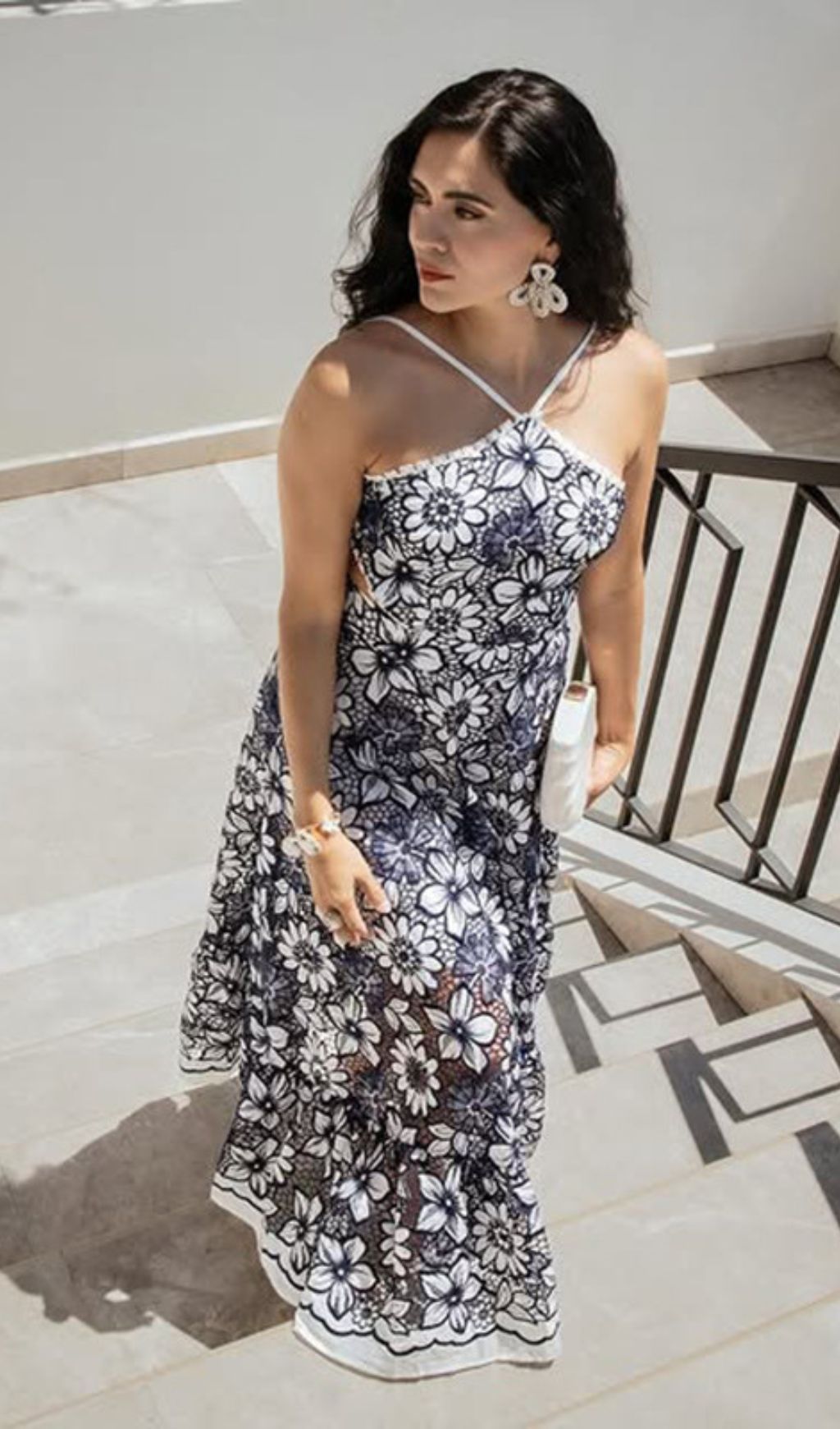 AESTHETIC FLORAL EMBROIDERY MAXI DRESS - OWNCI AESTHETIC FLORAL EMBROIDERY MAXI DRESS - OWNCI