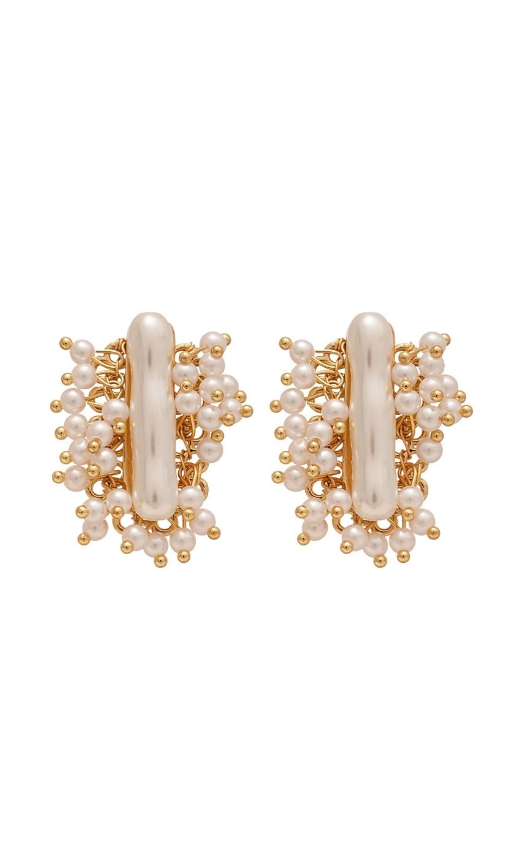 43f3d417bfedddd8806cfcfc3c22e3b9.jpg Fashionslee Women Imitation Pearl Cluster Earrings