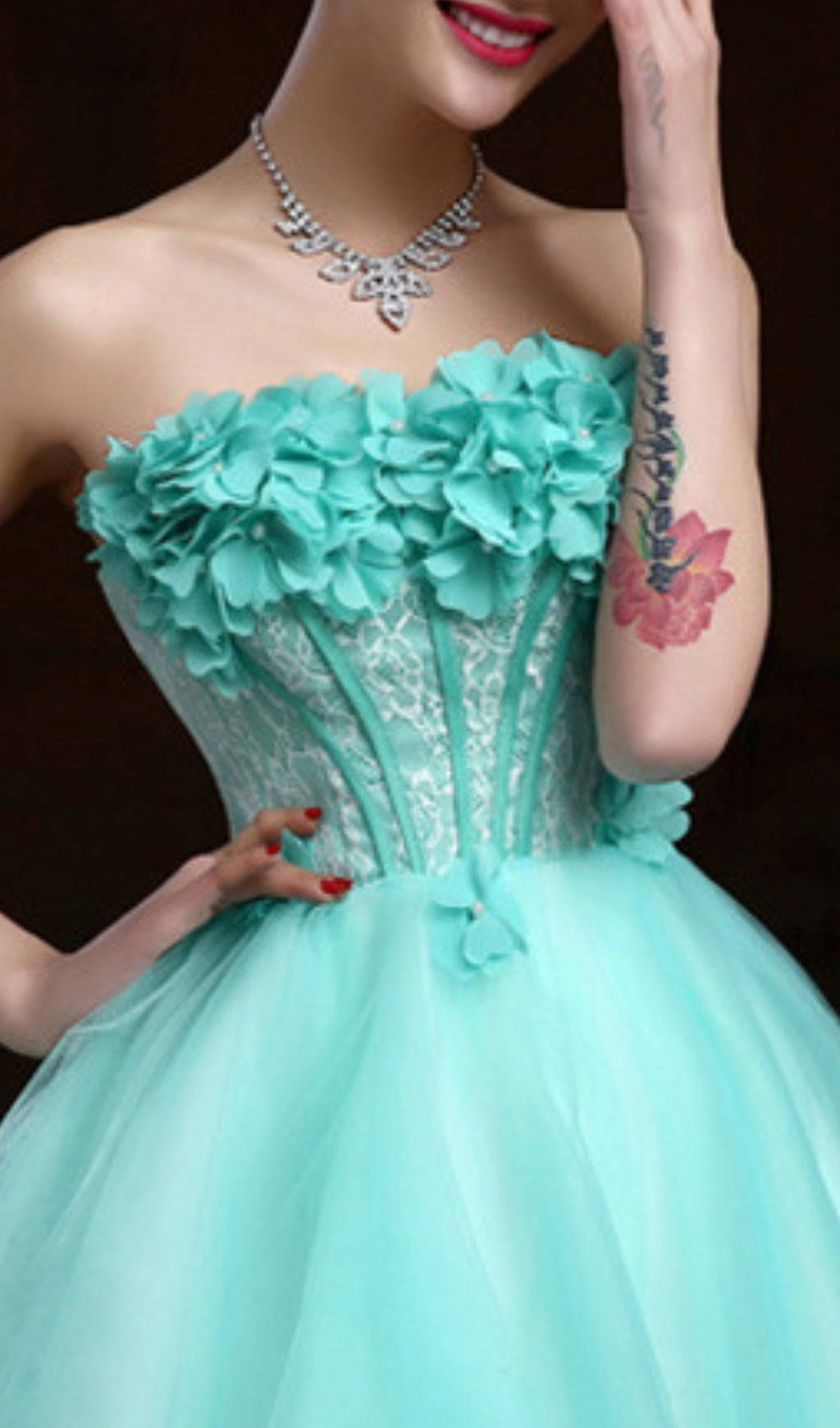 44b2fe56ff09cf1472f8bd98151f3db9.jpeg Fashionslee Women Aneira Corset Flower Mini Dress