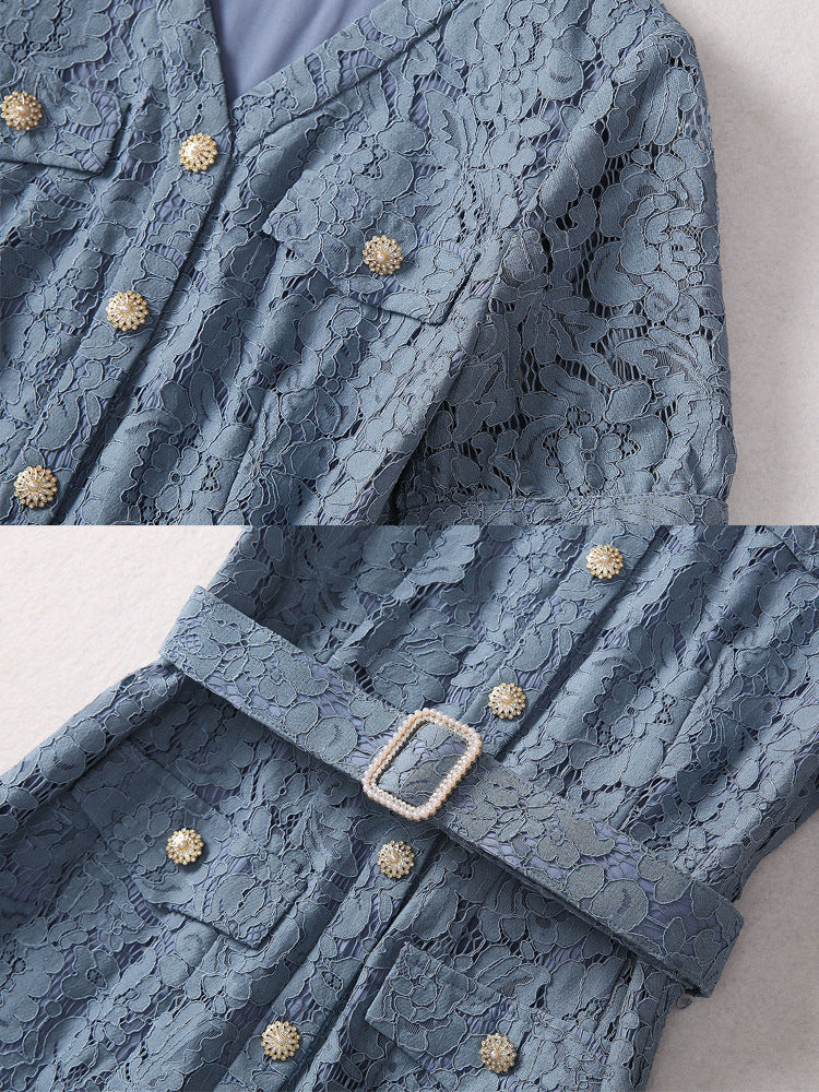 45790abd096d01fa31af10dc27726e71.jpeg Fashionslee Women Audriana Blue Lace Midi Dress