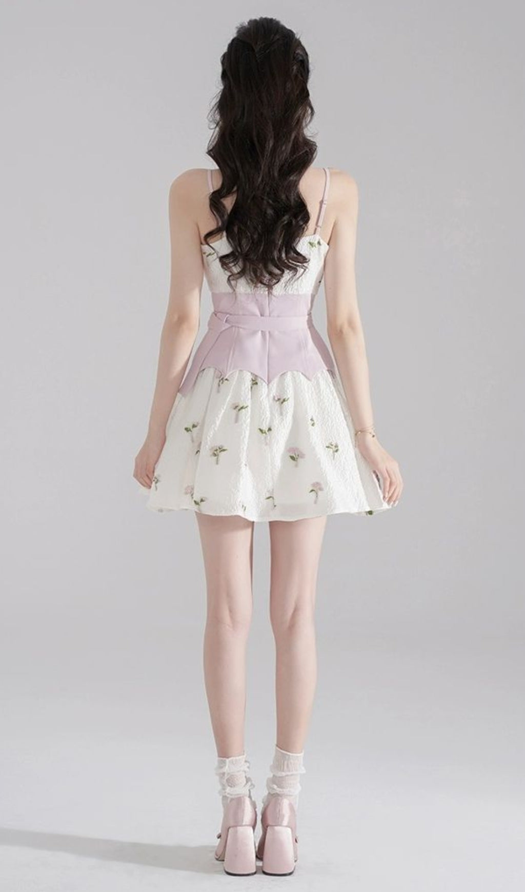 Fashionslee Women Aalilyanna Embroidered Jacquard Mini Dress