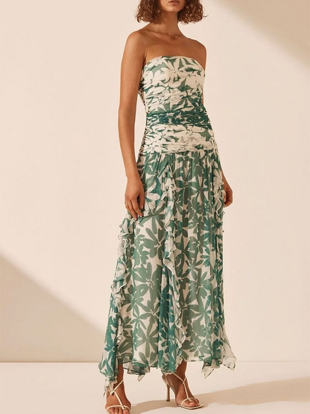 BOHO AESTHETIC PRINTED MIDI DRESS - OWNCI