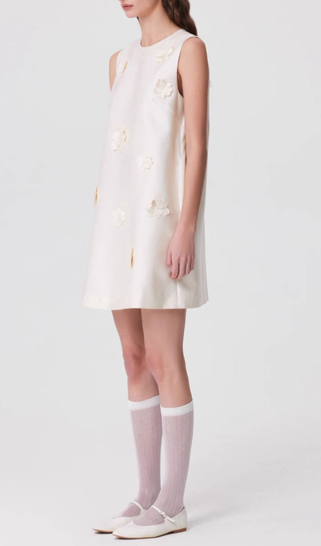 TRENDING FLORAL EMBELLISHED MINI DRESS - OWNCI TRENDING FLORAL EMBELLISHED MINI DRESS - OWNCI