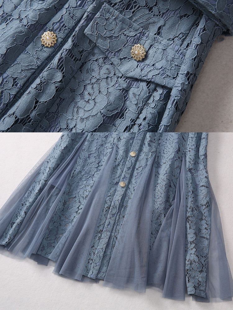 4ef92420dee76d2cb84b77536aebe61d.jpeg Fashionslee Women Audriana Blue Lace Midi Dress