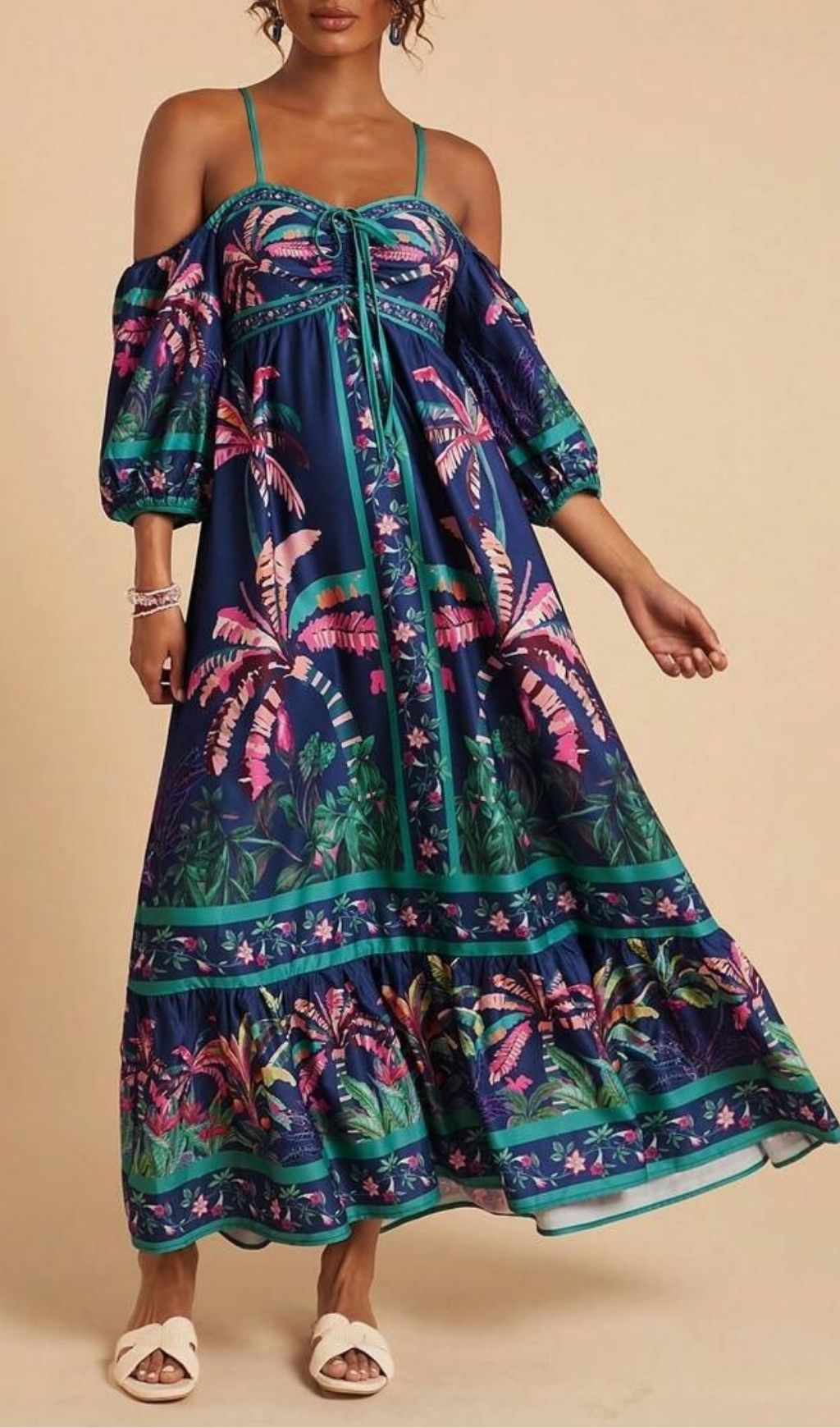 4efeae0ca8c61162127ce1c11ac9bdf6.jpg Fashionslee Women Laksha Printed Maxi Dress
