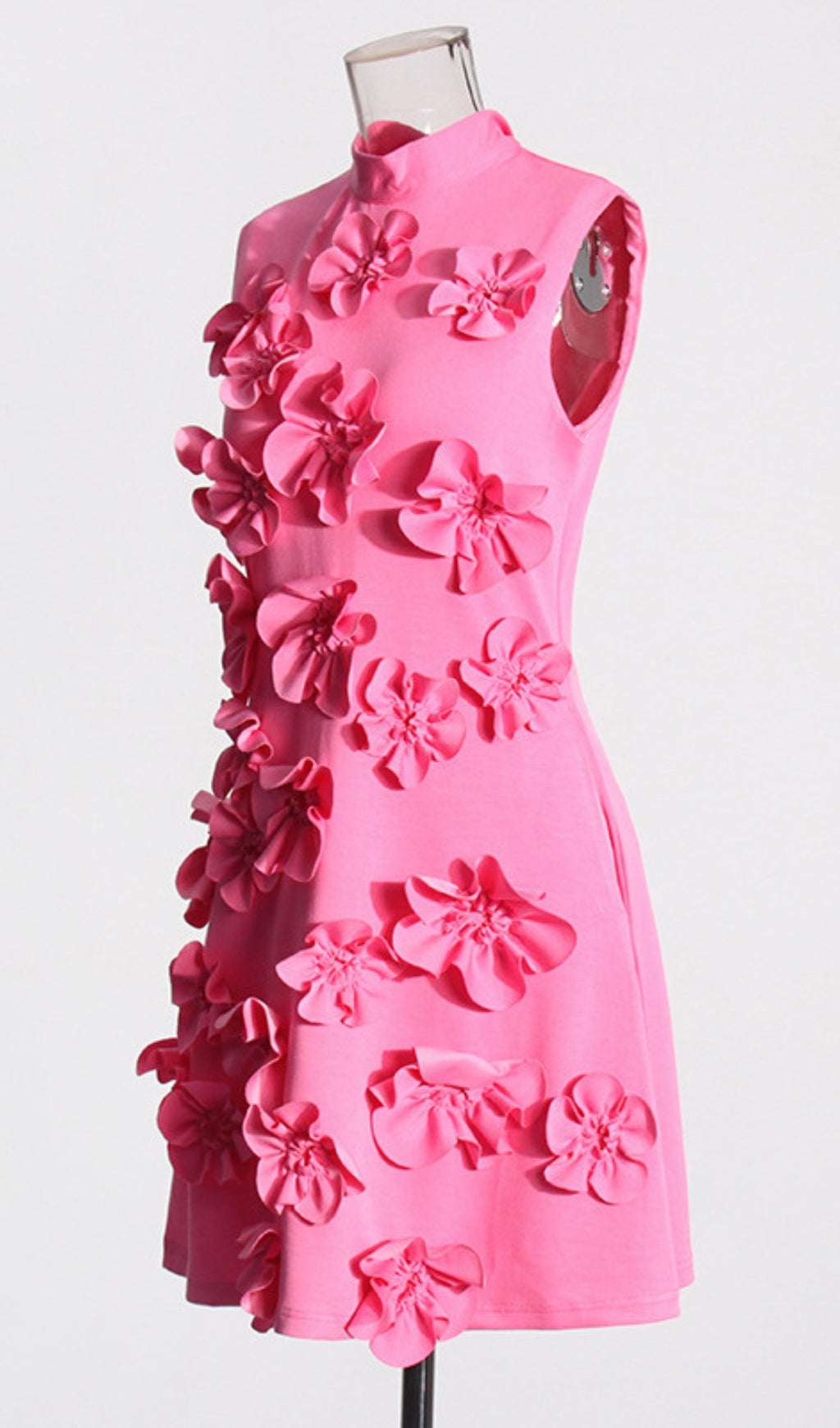 TRENDING PINK FLORAL MINI DRESS - OWNCI TRENDING PINK FLORAL MINI DRESS - OWNCI