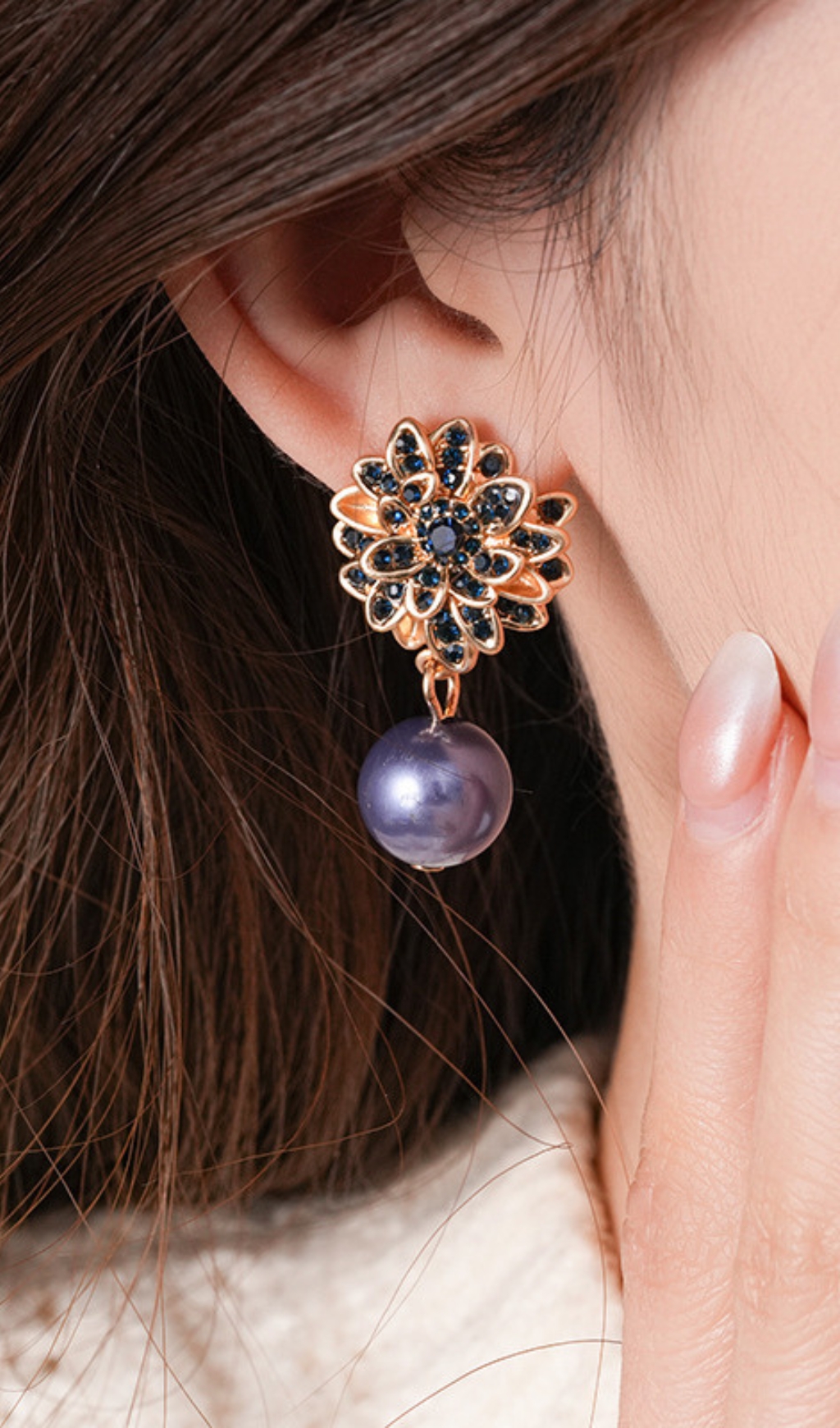 Fashionslee Women Danilo Flower Pearl Earrings