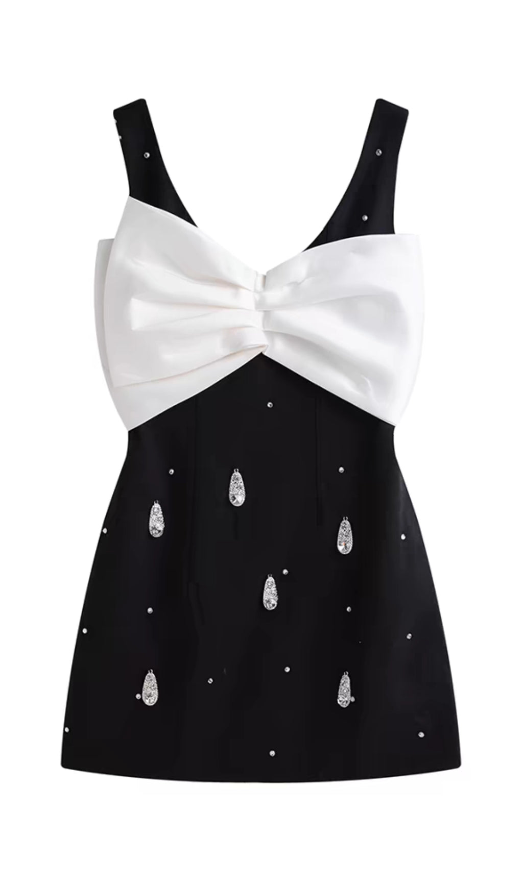 Fashionslee Women Alegria Bow Sleeveless Mini Dress