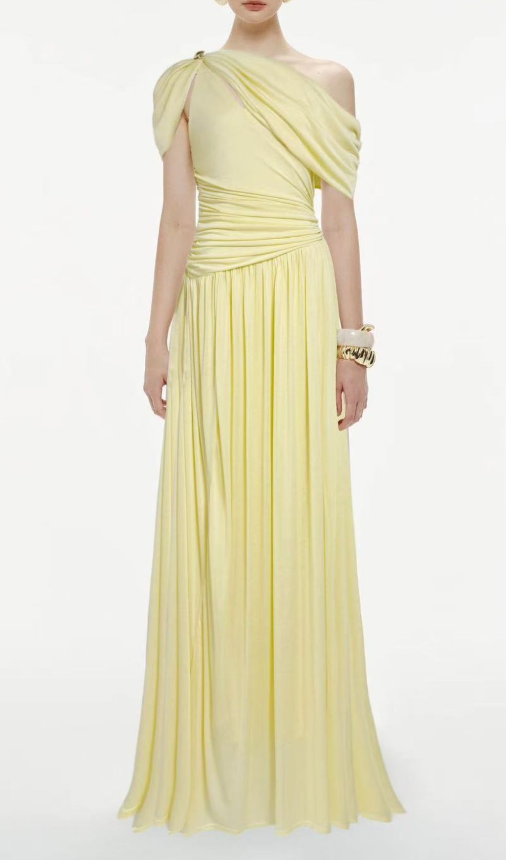 5825a5bc713fdad291c07938c08de44f.jpg Fashionslee Women Joella Ruched Maxi Dress