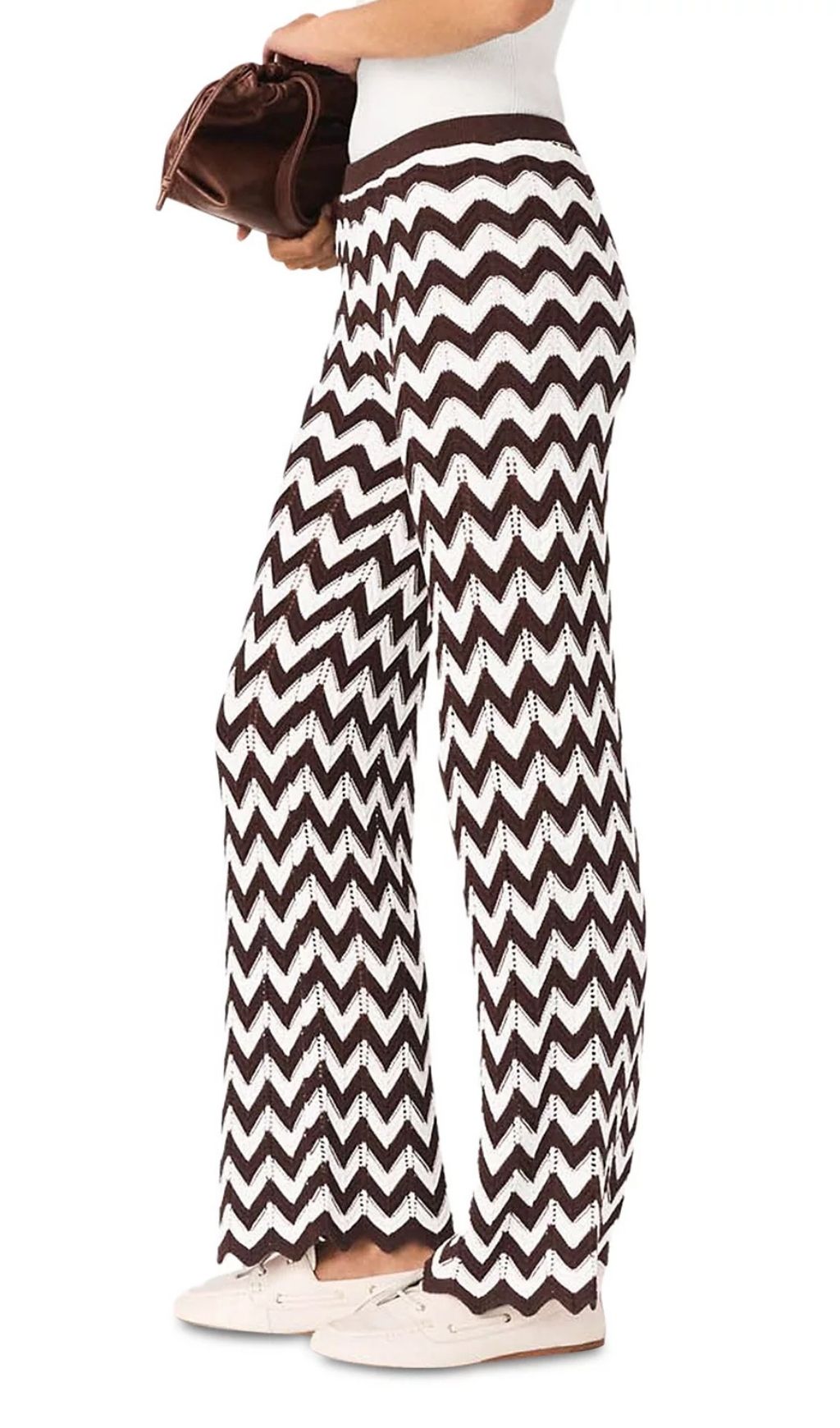 ZIG ZAG CROCHET WIDE LEG BEACH PANTS - OWNCI ZIG ZAG CROCHET WIDE LEG BEACH PANTS - OWNCI
