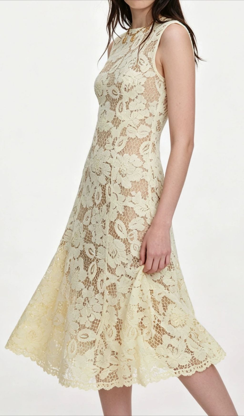 5a5664ae87745a4698669c9dd046db14.jpg Fashionslee Women Crochet Lace Midi Dress