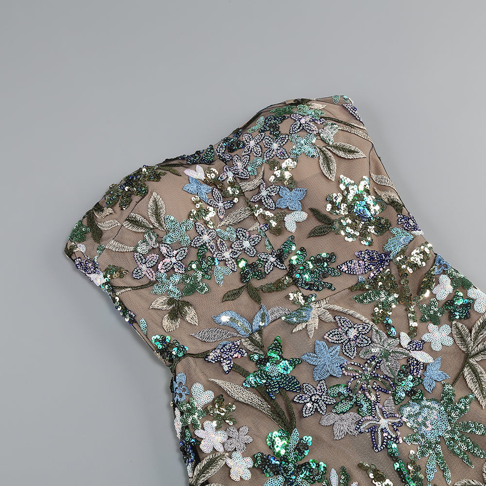 5cdc71ebe113dbf7a9034c0d603b66cc.jpeg Fashionslee Women Azul Strapless Sequin Maxi Dress
