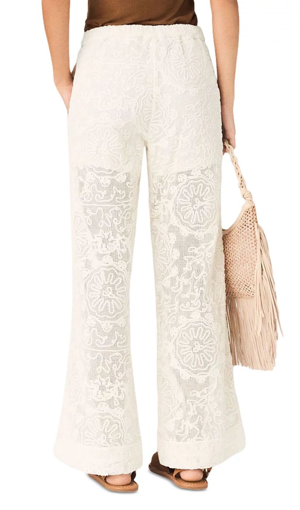 5ce93c7bbf981716611534d25cae90ee.jpg Fashionslee Women Paros Guipure Lace Pants