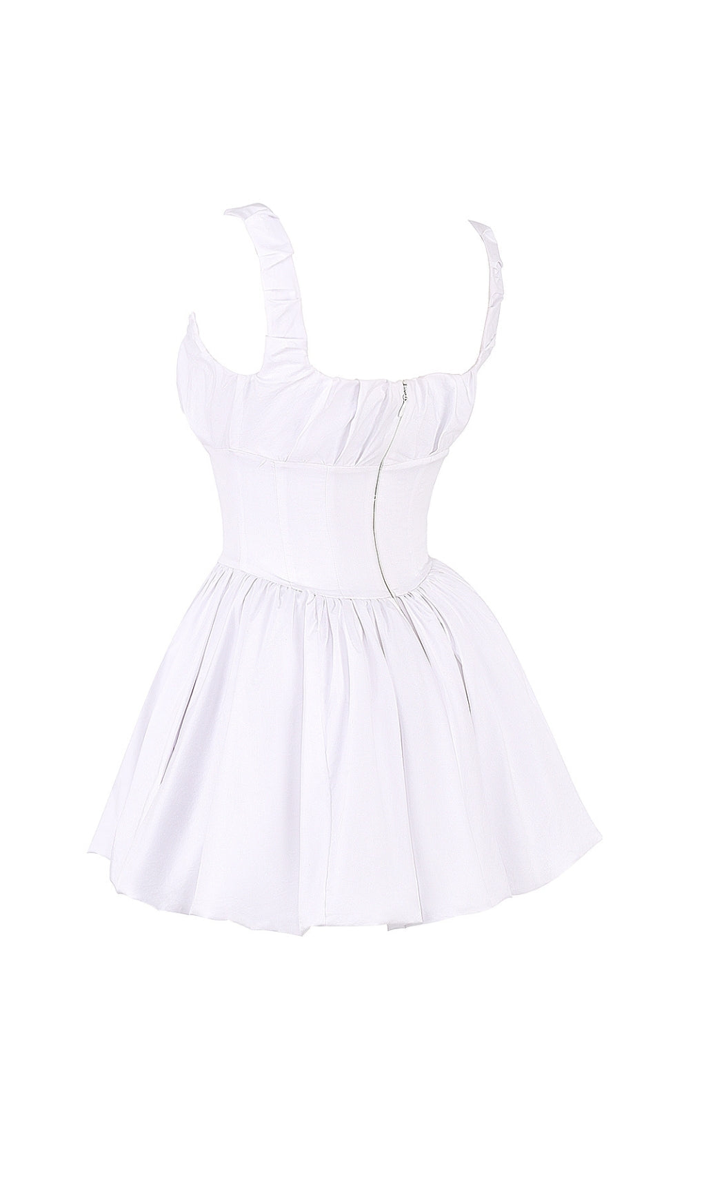5d74815f5dd9b0cee71571ba77db7a2b.jpeg Fashionslee Women Attica White Strappy Mini Dress