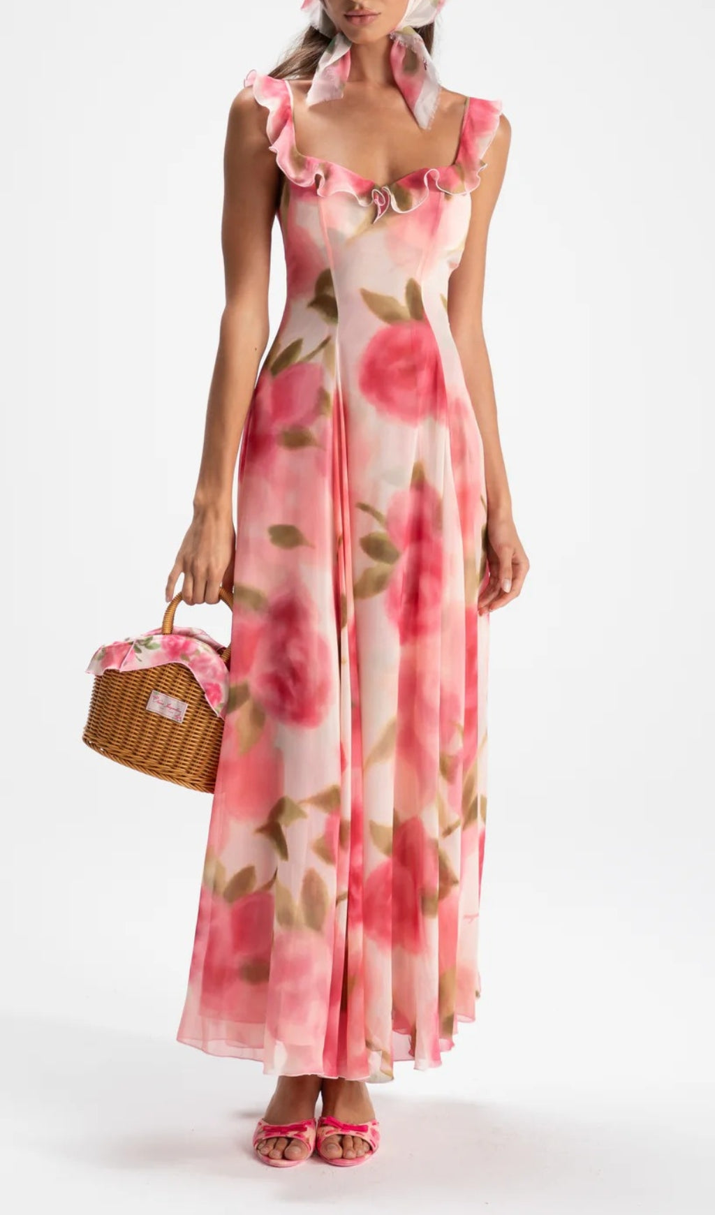 Fashionslee Women Alouette Floral Maxi Dress