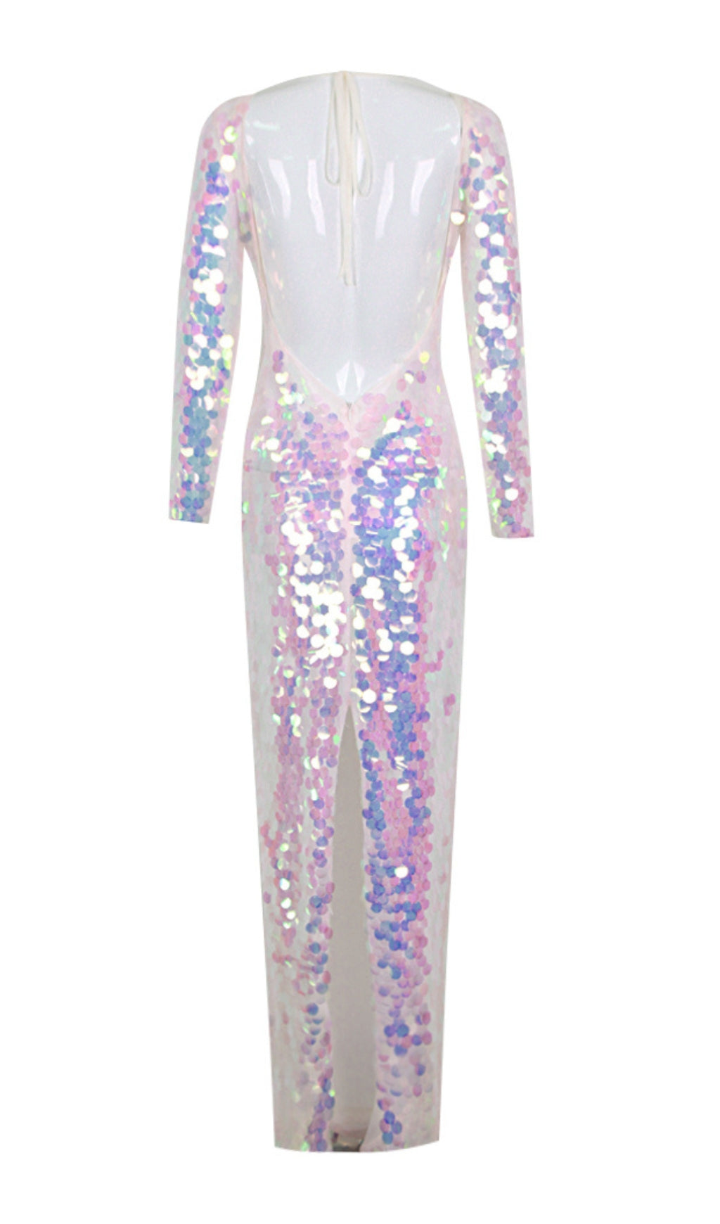 61c71e59929983ff4b5b258dbf046acc.jpeg Fashionslee Women Aella Sequins Backless Maxi Dress