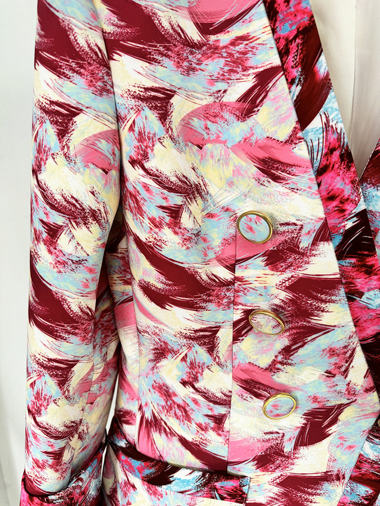 63ad287fa39e496a30763af2e35426b6.jpeg Fashionslee Women Amidala Print Blazer Set
