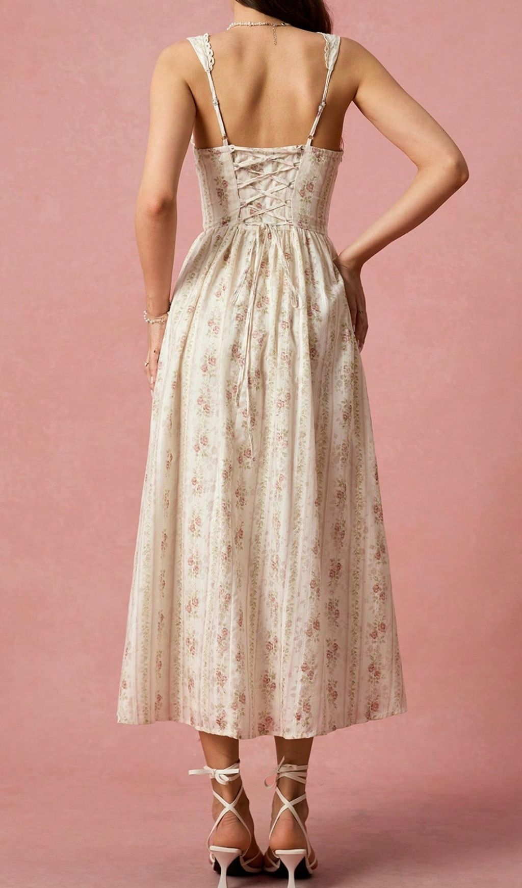 Fashionslee Women Landri Floral Midi Dress
