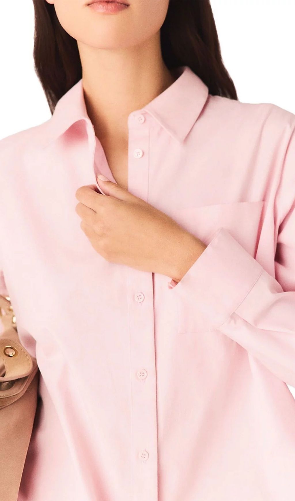 Fashionslee Women Cionea Removable Scarf Shirt