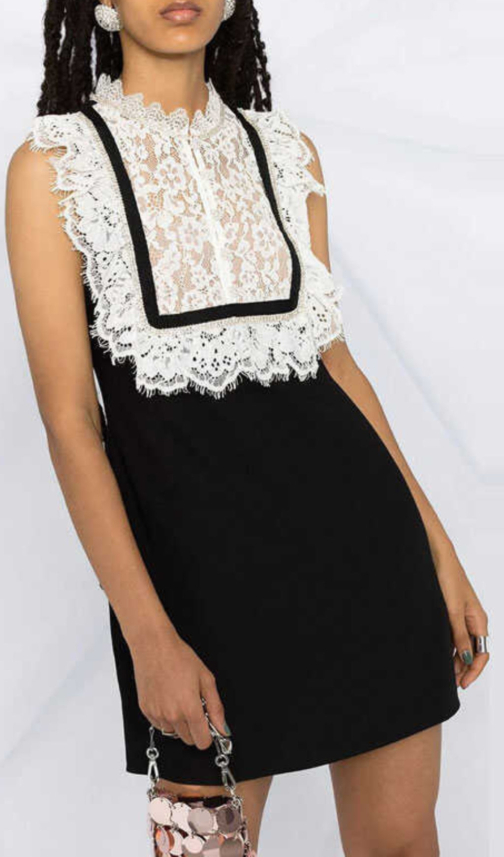 TRENDING BLACK LACE MINI DRESS - OWNCI