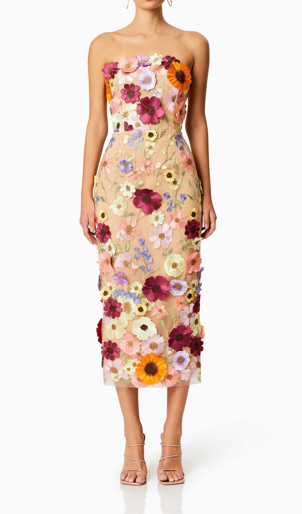 6a0ca270d1a712d948818afaa0553ba7.jpeg Fashionslee Women Adonica 3D Flower Strapless Midi Dress
